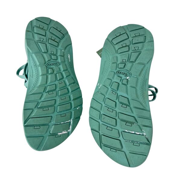 Chaco ZX1 EcoTread Sandal Kid's 4 Green Diamond‎ Classic Fit Slip-Resistant - Picture 11 of 11